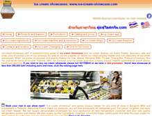 Tablet Screenshot of ice-cream-showcase.com
